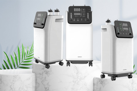 Concentrator 5L van O2 van 220V 110V past de Draagbare Hoge Zuiverheid met Atomisering aan