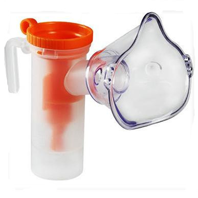 Vernevelaarmaskers met 6 ml vernevelaarmasker Mondstuk Elastische band en slang voor iedereen