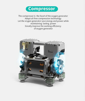 96% PSA Machine van de de Concentratorgenerator van de 5 Liter de Intelligente Zuurstof